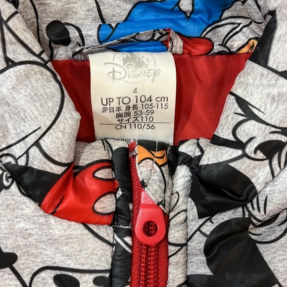 Lightweight Disney Puffer Jacket Size 4years - Picture 3 of 8